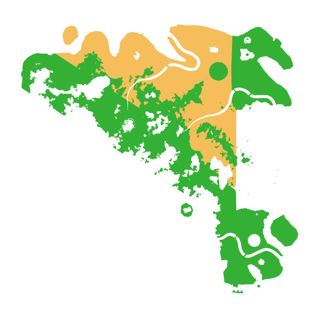 Biome Rust Map: Procedural Map, Size: 4500, Seed: 901625978