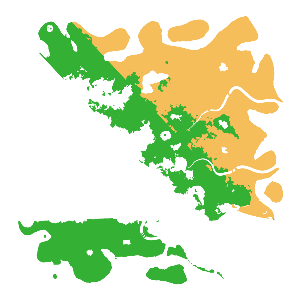 Biome Rust Map: Procedural Map, Size: 4500, Seed: 56793