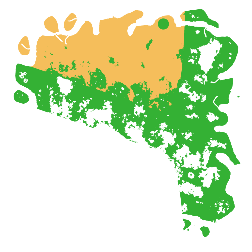 Biome Rust Map: Procedural Map, Size: 6000, Seed: 40603748