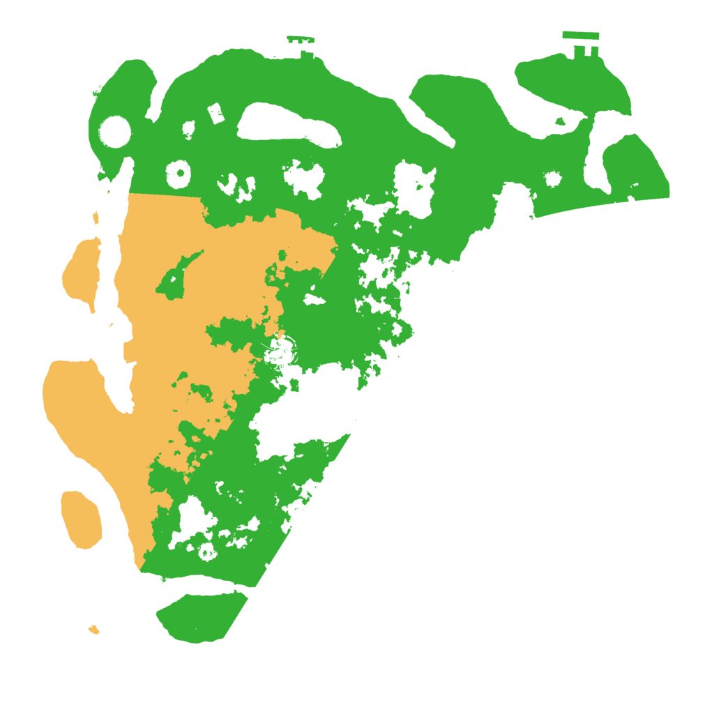 Biome Rust Map: Procedural Map, Size: 3950, Seed: 196924172