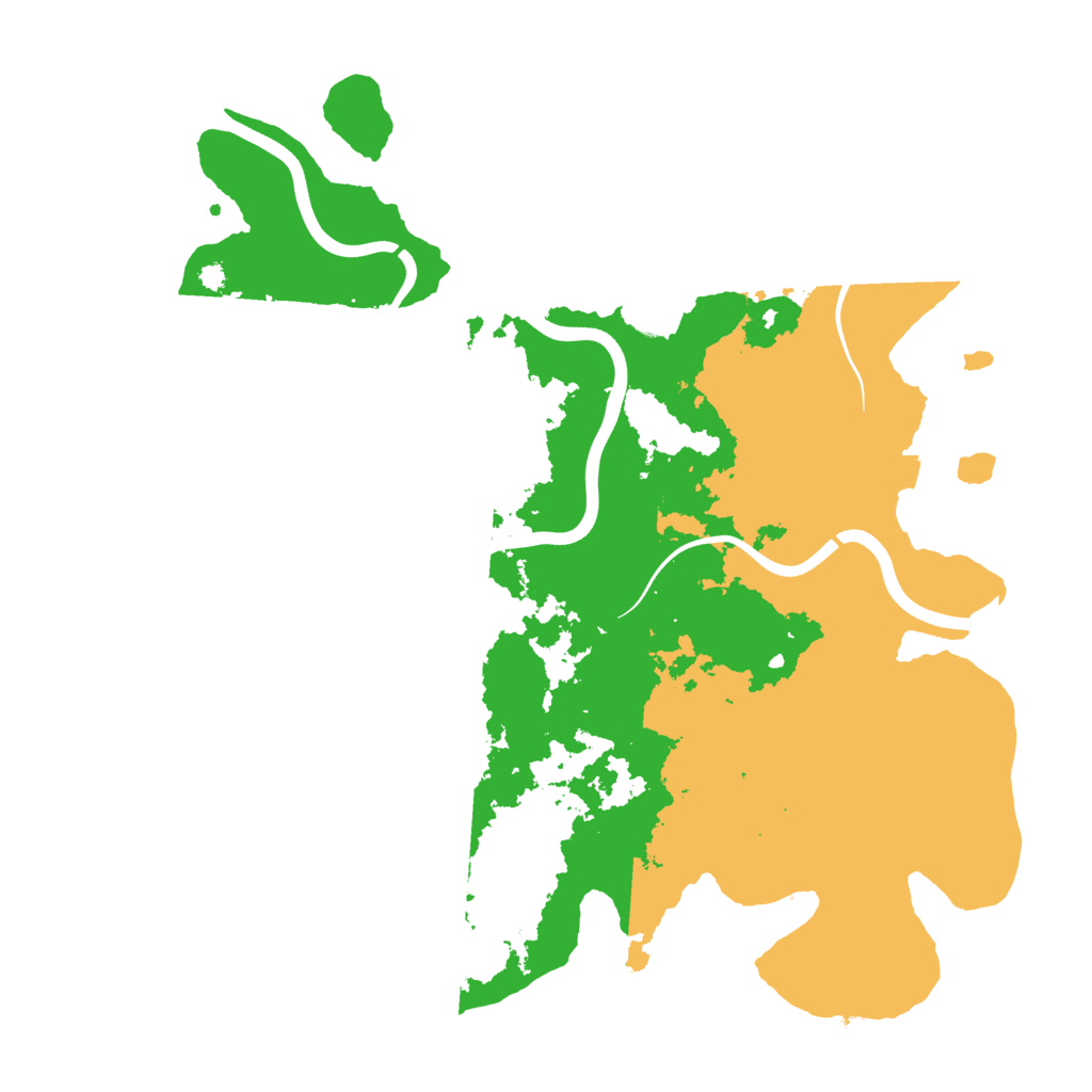 Biome Rust Map: Procedural Map, Size: 3800, Seed: 1851812413