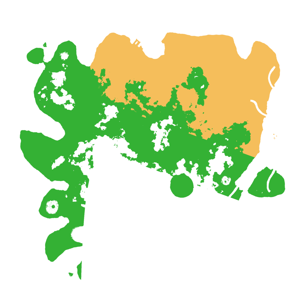 Biome Rust Map: Procedural Map, Size: 3500, Seed: 708001928