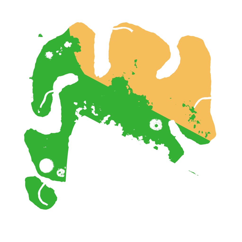 Biome Rust Map: Procedural Map, Size: 3000, Seed: 264594