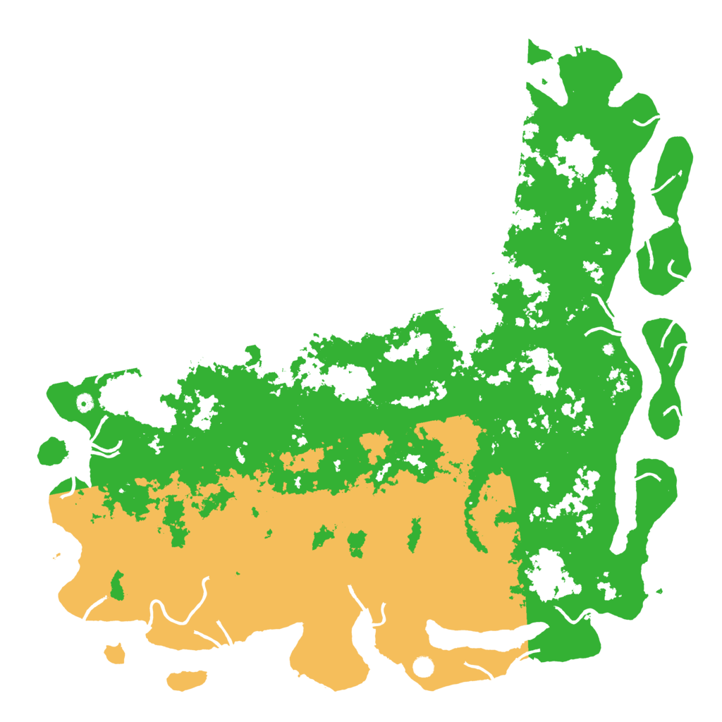 Biome Rust Map: Procedural Map, Size: 6000, Seed: 967842