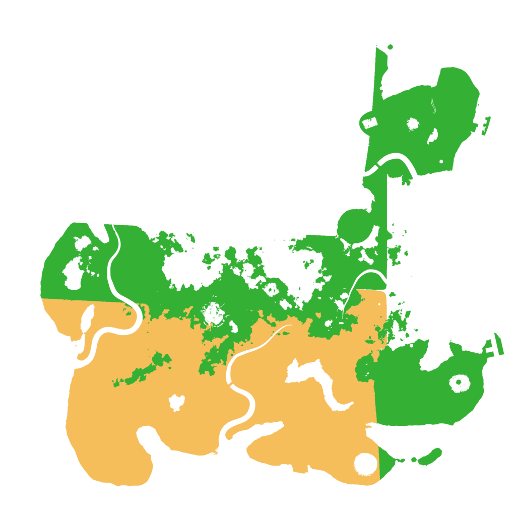 Biome Rust Map: Procedural Map, Size: 4000, Seed: 730571496