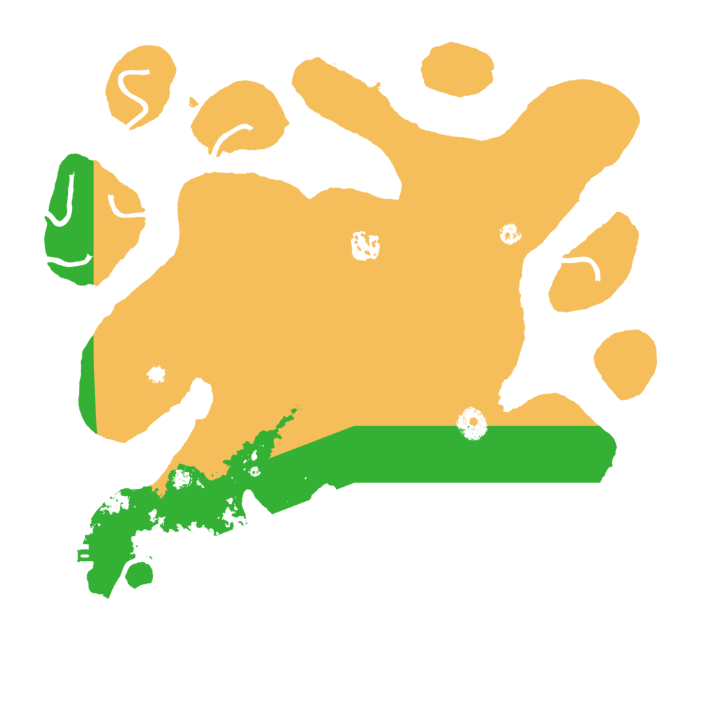 Biome Rust Map: Procedural Map, Size: 3500, Seed: 211007