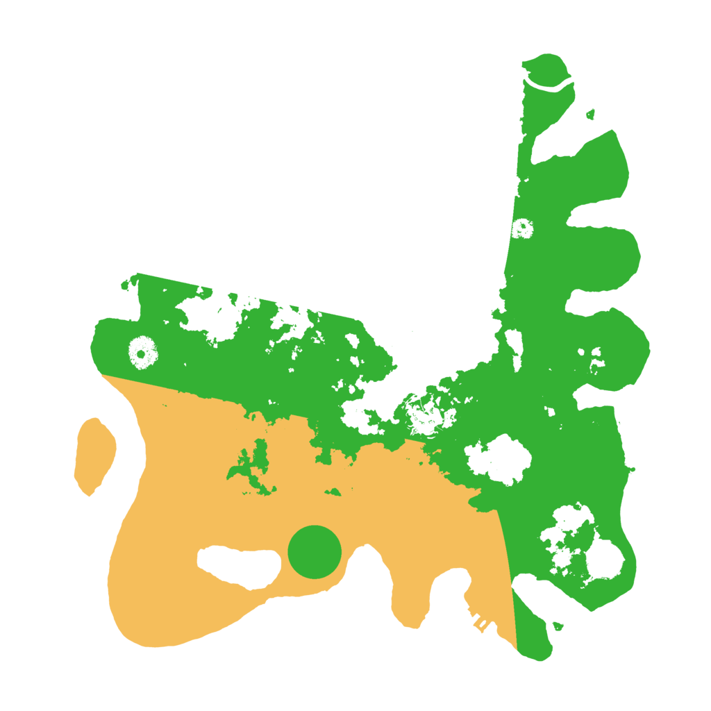 Biome Rust Map: Procedural Map, Size: 3500, Seed: 864850618