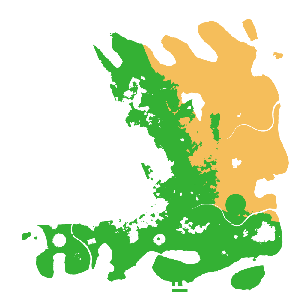 Biome Rust Map: Procedural Map, Size: 4050, Seed: 786359149