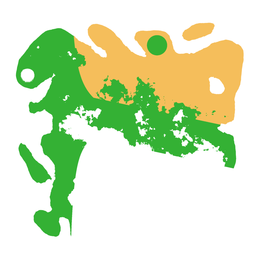 Biome Rust Map: Barren, Size: 3500, Seed: 171