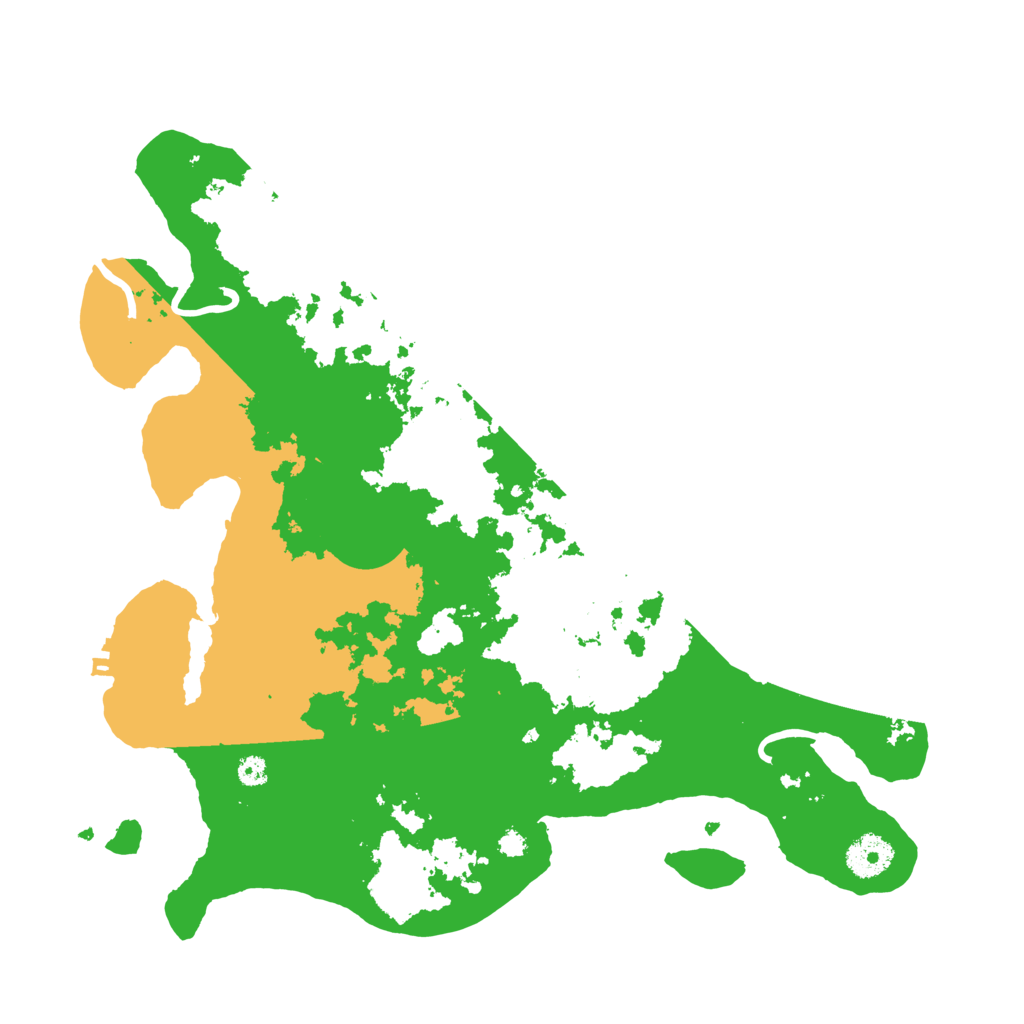 Biome Rust Map: Procedural Map, Size: 3500, Seed: 458883