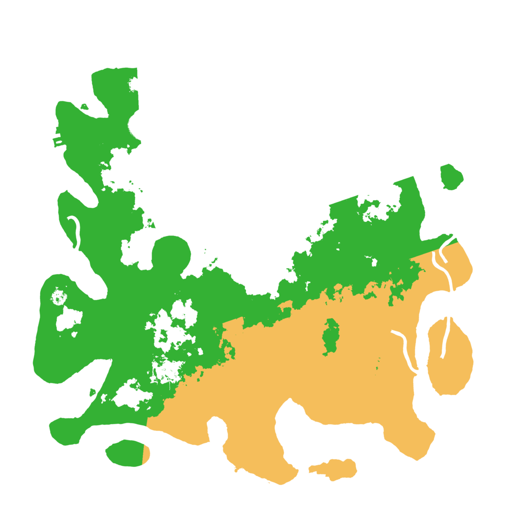 Biome Rust Map: Procedural Map, Size: 3500, Seed: 531782779