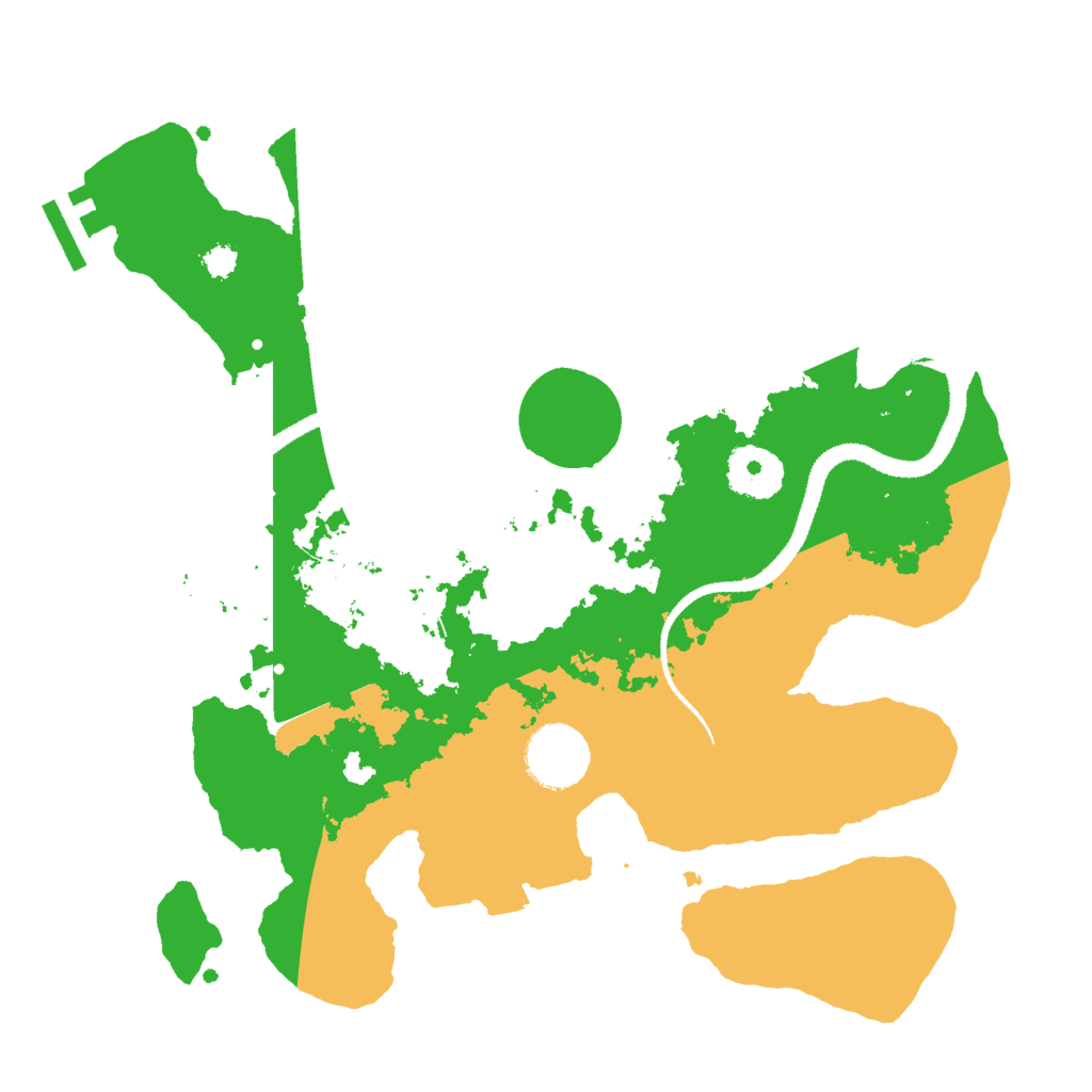 Biome Rust Map: Procedural Map, Size: 3000, Seed: 14578