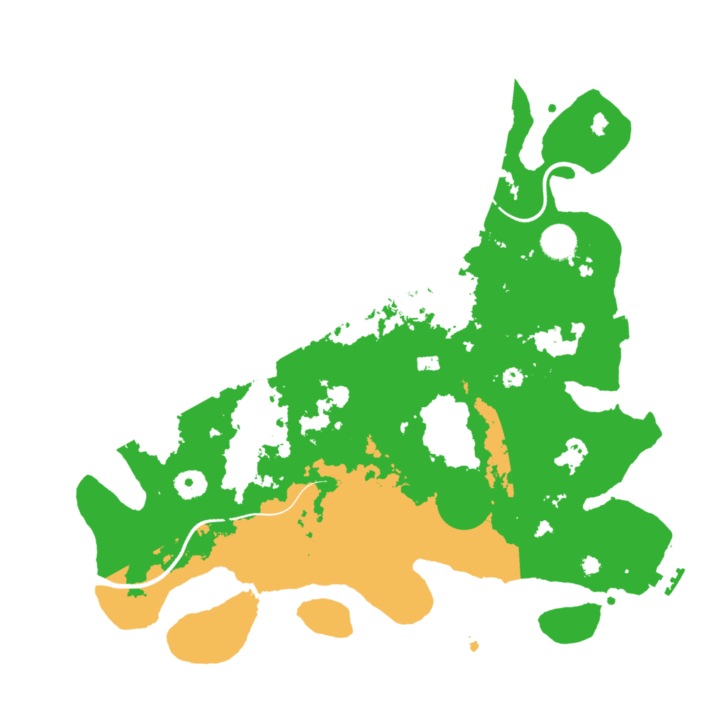 Biome Rust Map: Procedural Map, Size: 3500, Seed: 183242776