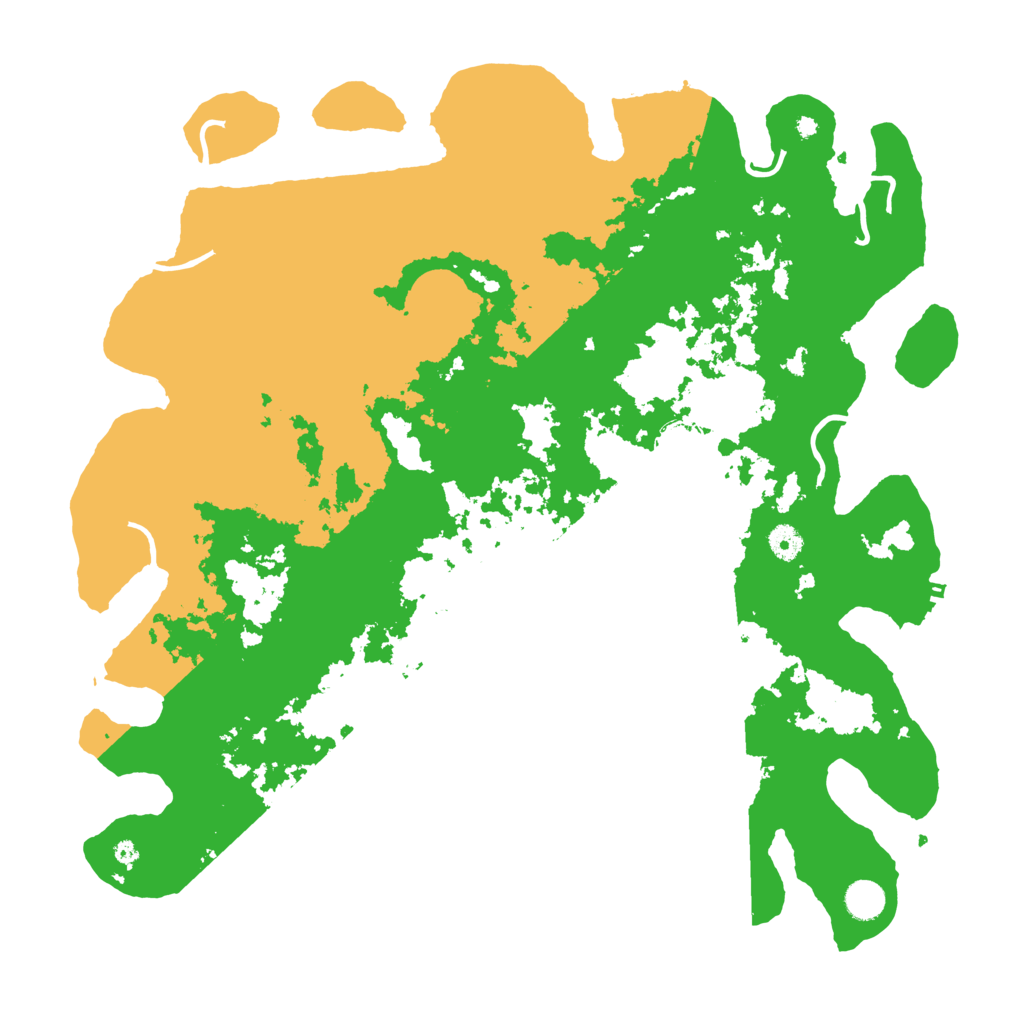 Biome Rust Map: Procedural Map, Size: 4500, Seed: 498255204