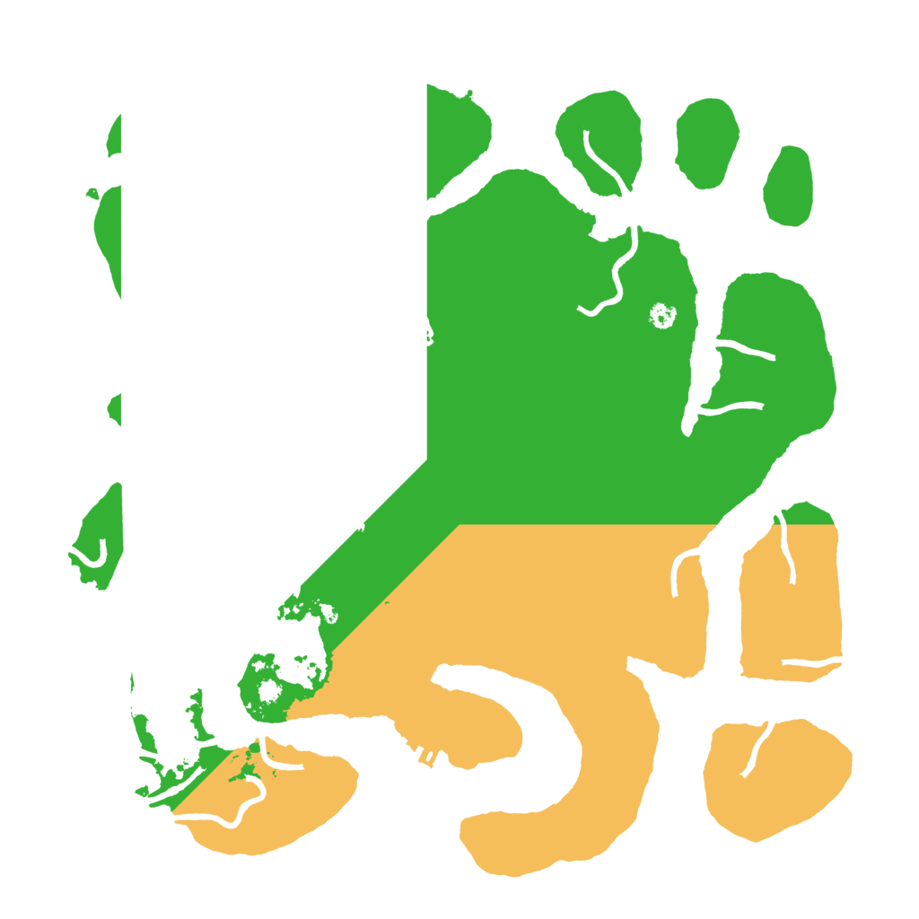 Biome Rust Map: Procedural Map, Size: 3600, Seed: 121211454