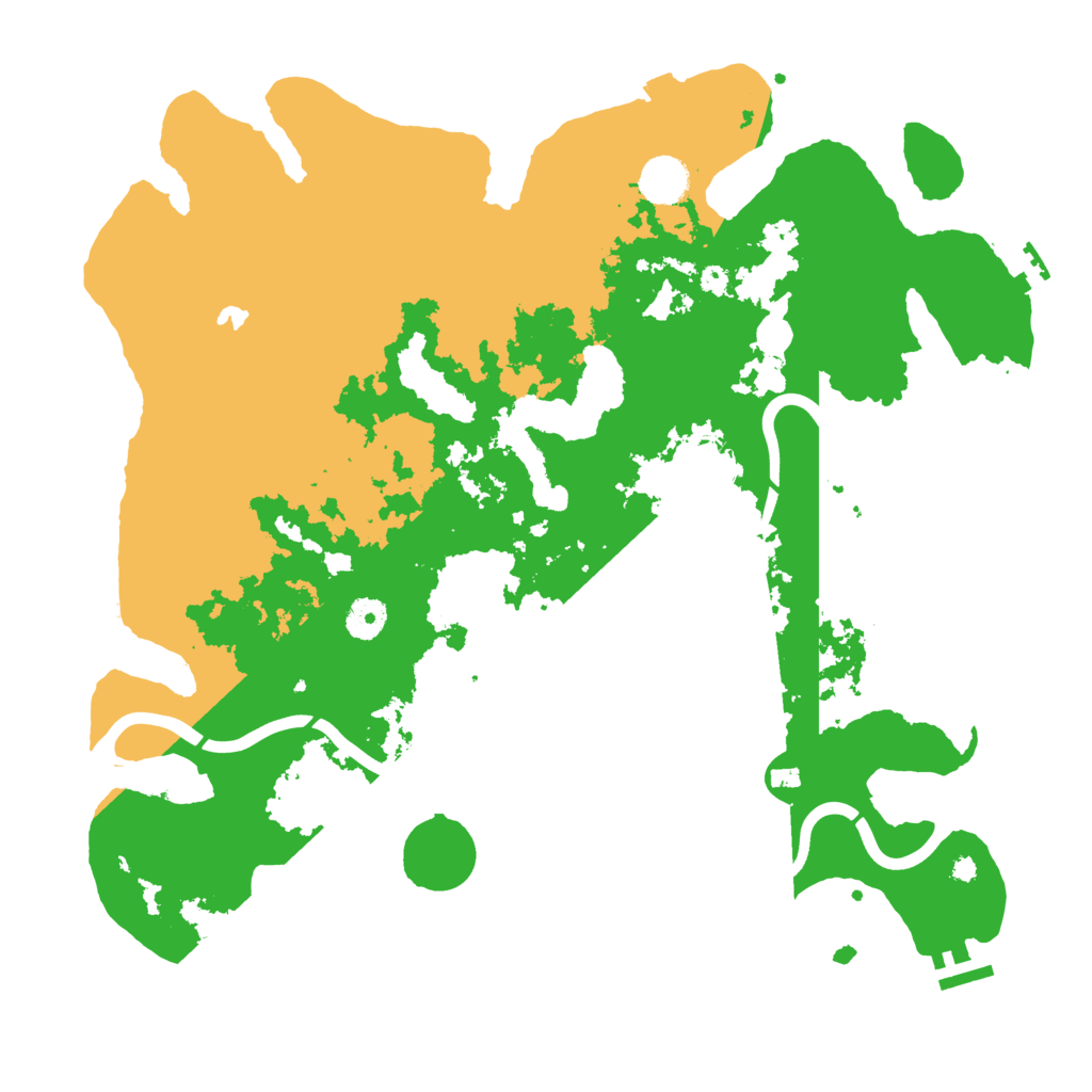 Biome Rust Map: Procedural Map, Size: 4000, Seed: 27267949