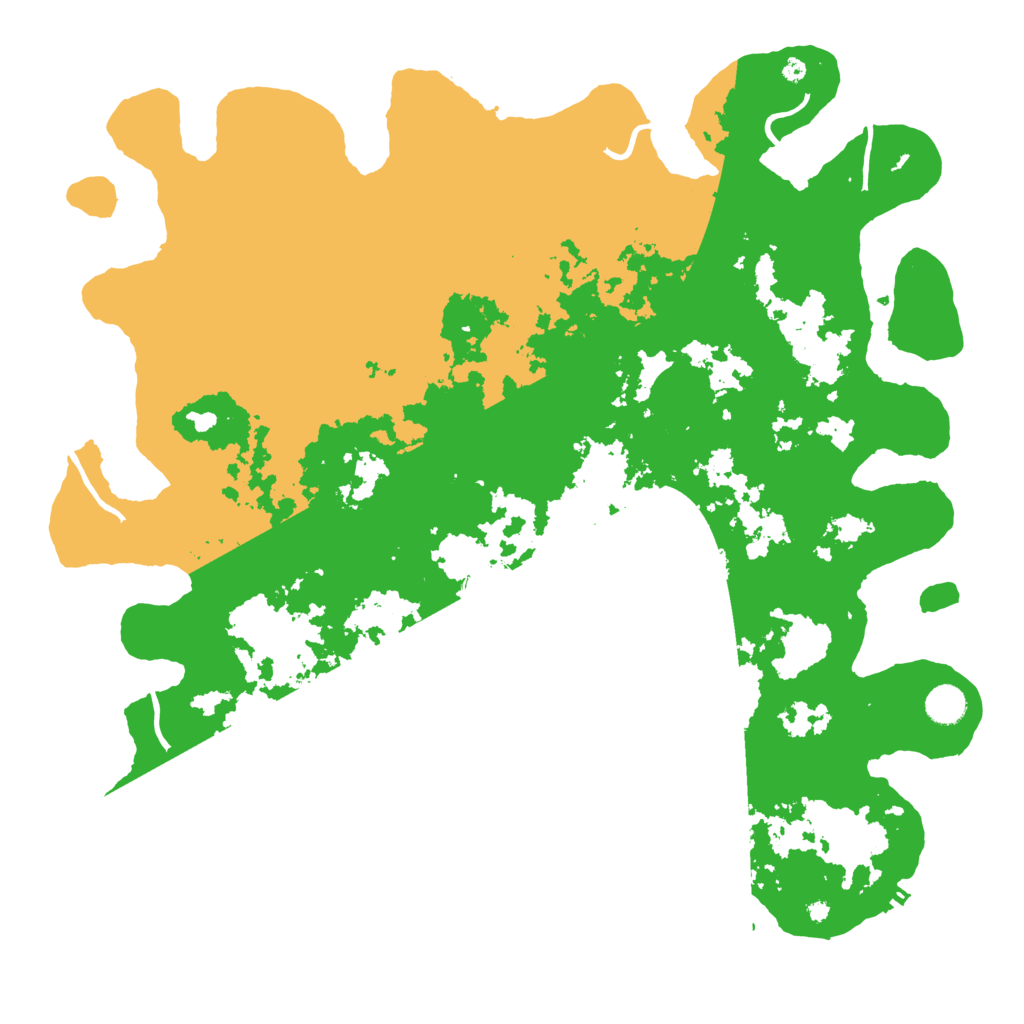 Biome Rust Map: Procedural Map, Size: 4500, Seed: 1176031220