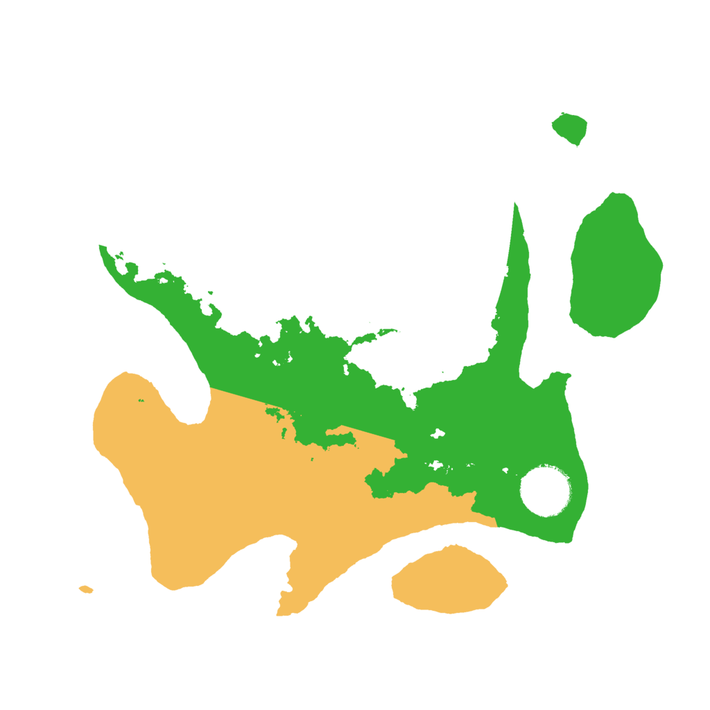 Biome Rust Map: Barren, Size: 2500, Seed: 1842456075