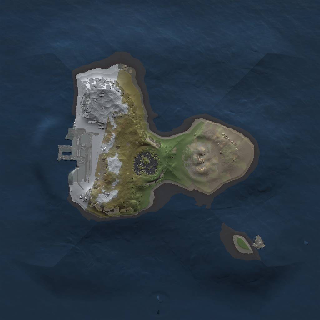 Rust Map: Procedural Map, Size: 1311, Seed: 2873232, 4 Monuments