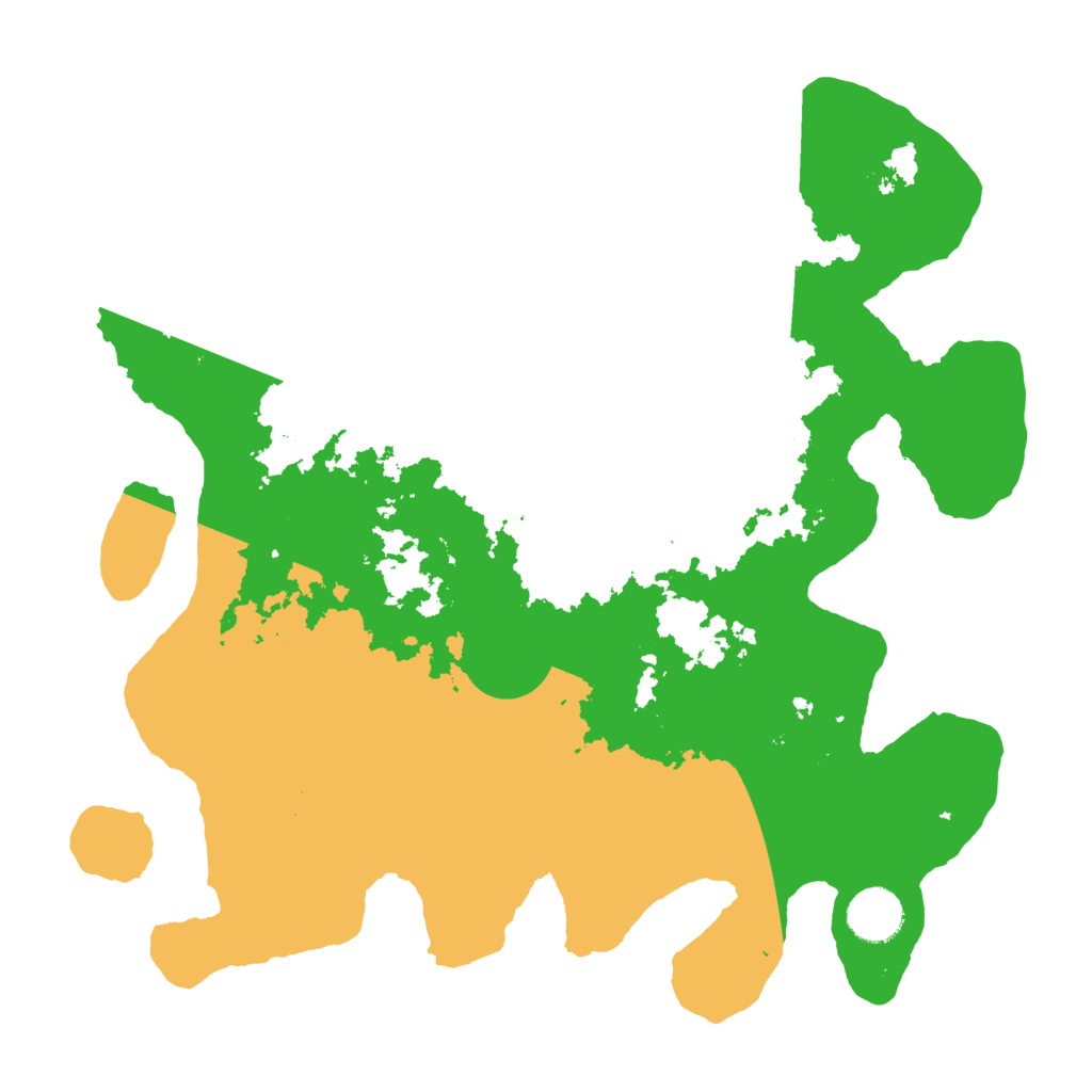 Biome Rust Map: Barren, Size: 3500, Seed: 557