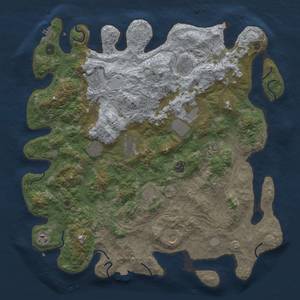 Thumbnail Rust Map: Procedural Map, Size: 4500, Seed: 458759749, 18 Monuments