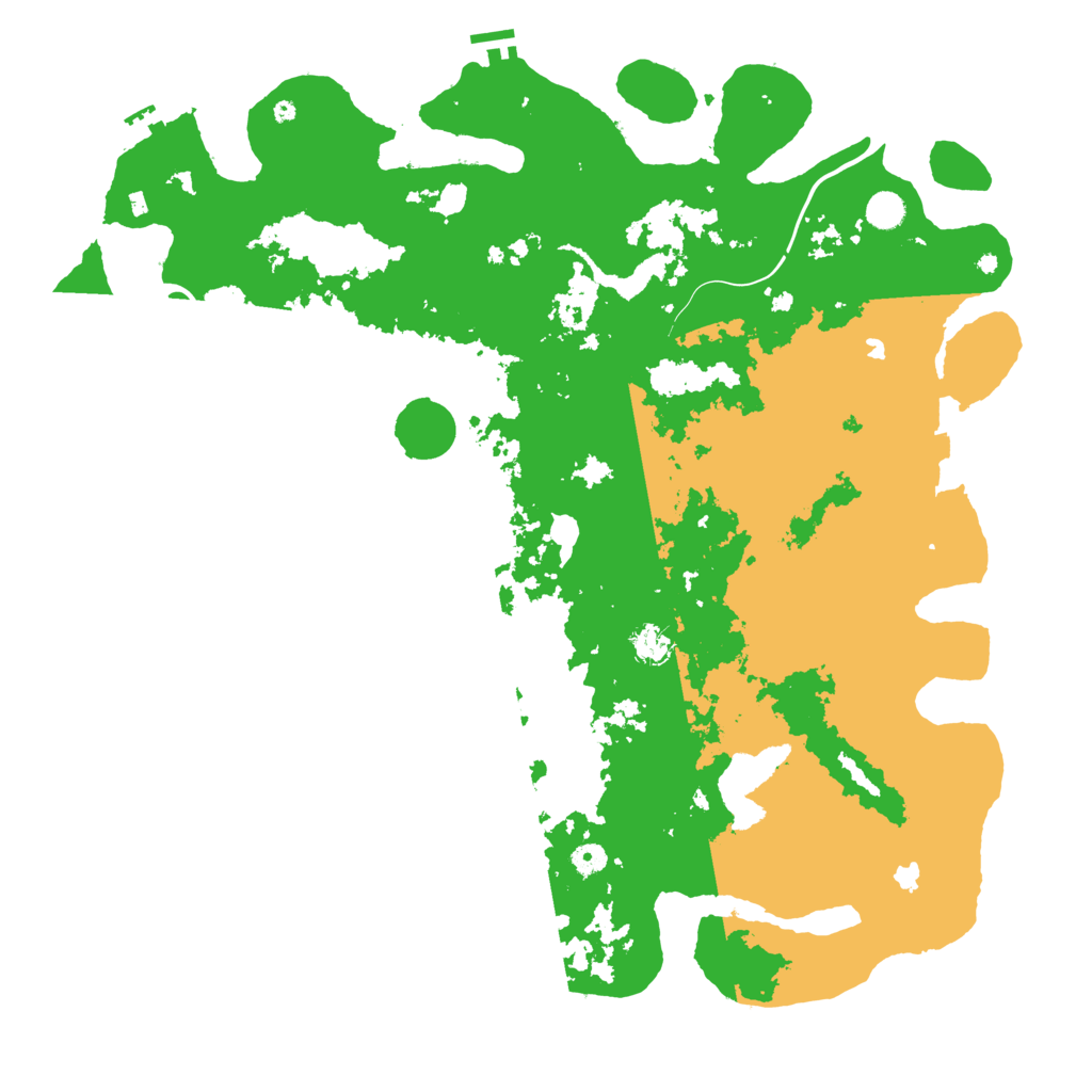 Biome Rust Map: Procedural Map, Size: 5000, Seed: 73737373