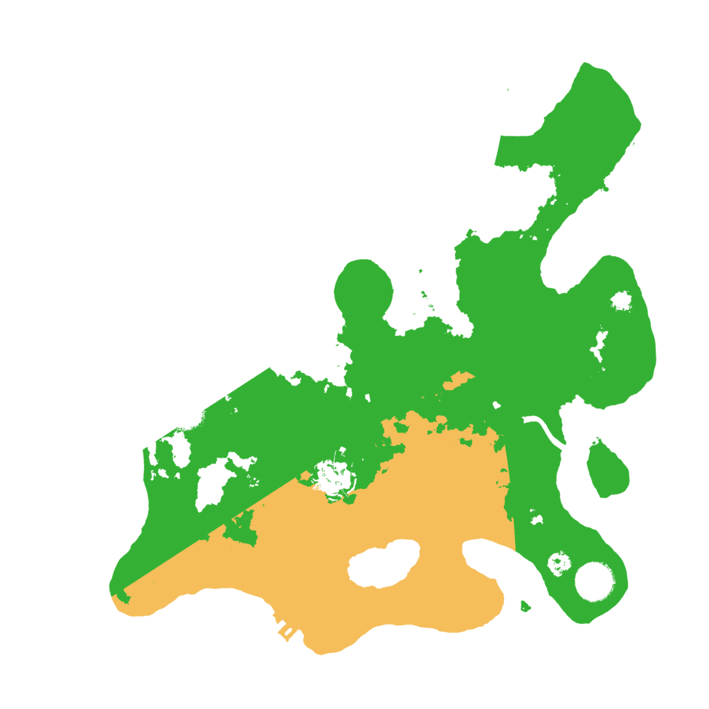 Biome Rust Map: Procedural Map, Size: 3200, Seed: 6712