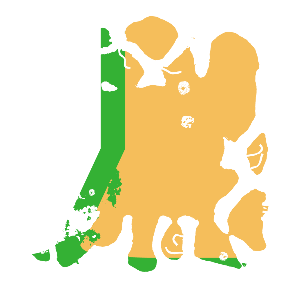 Biome Rust Map: Procedural Map, Size: 3500, Seed: 2216238