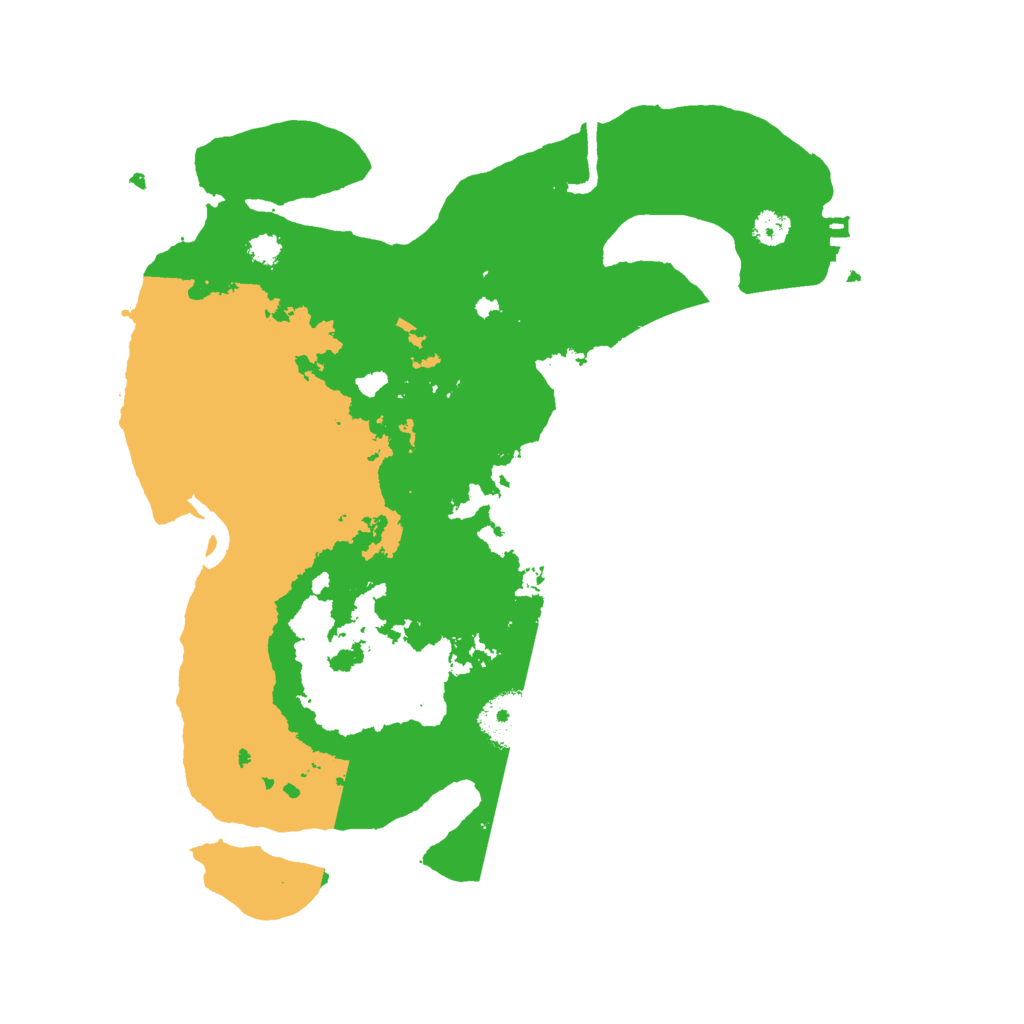 Biome Rust Map: Procedural Map, Size: 3000, Seed: 737837