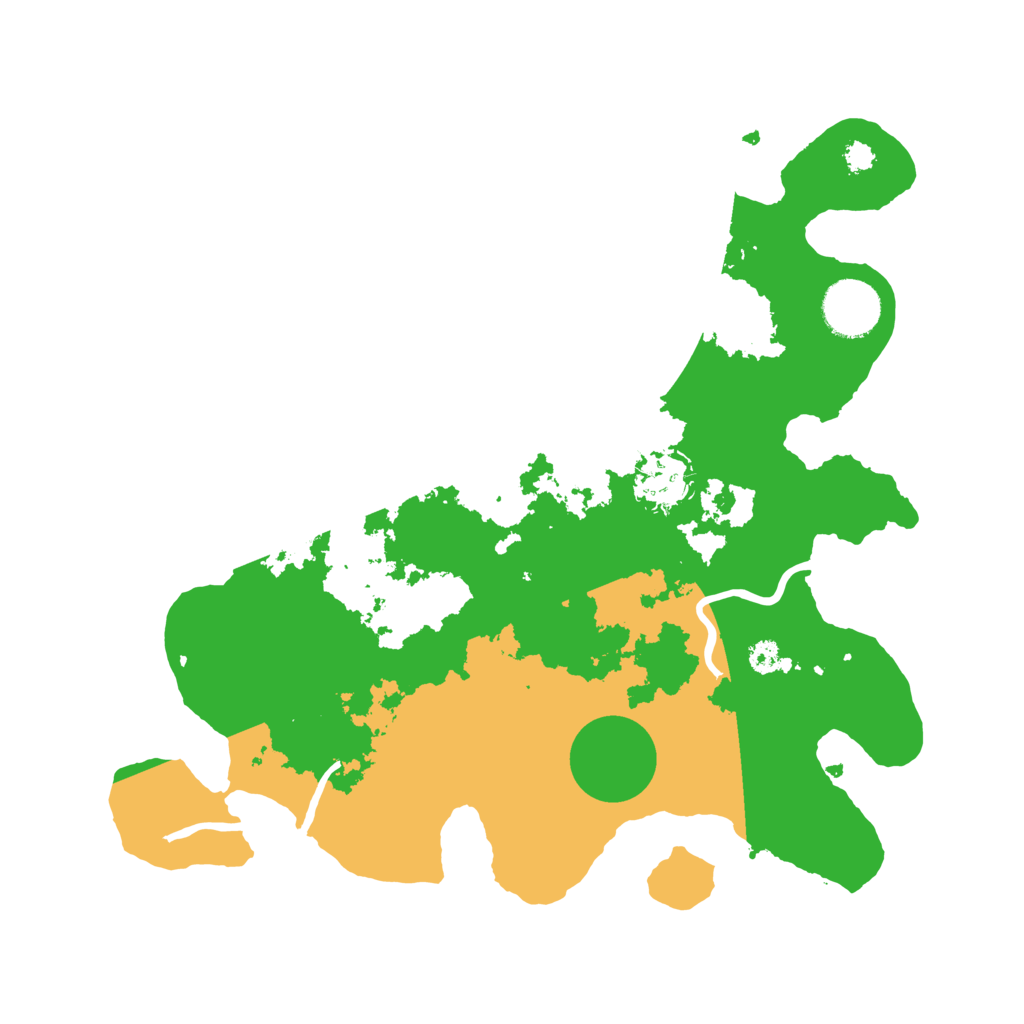 Biome Rust Map: Procedural Map, Size: 3120, Seed: 1323241454