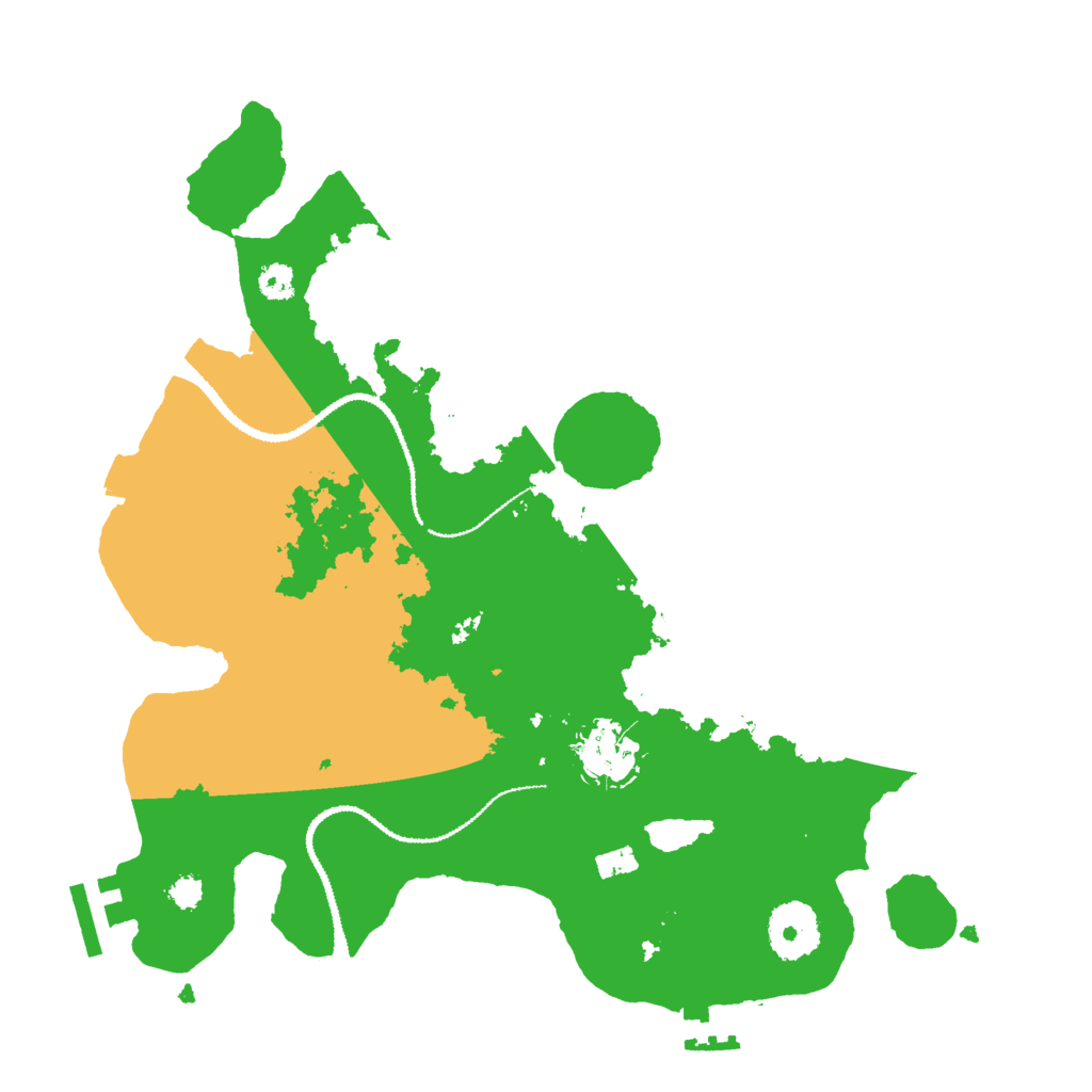 Biome Rust Map: Procedural Map, Size: 3000, Seed: 608499