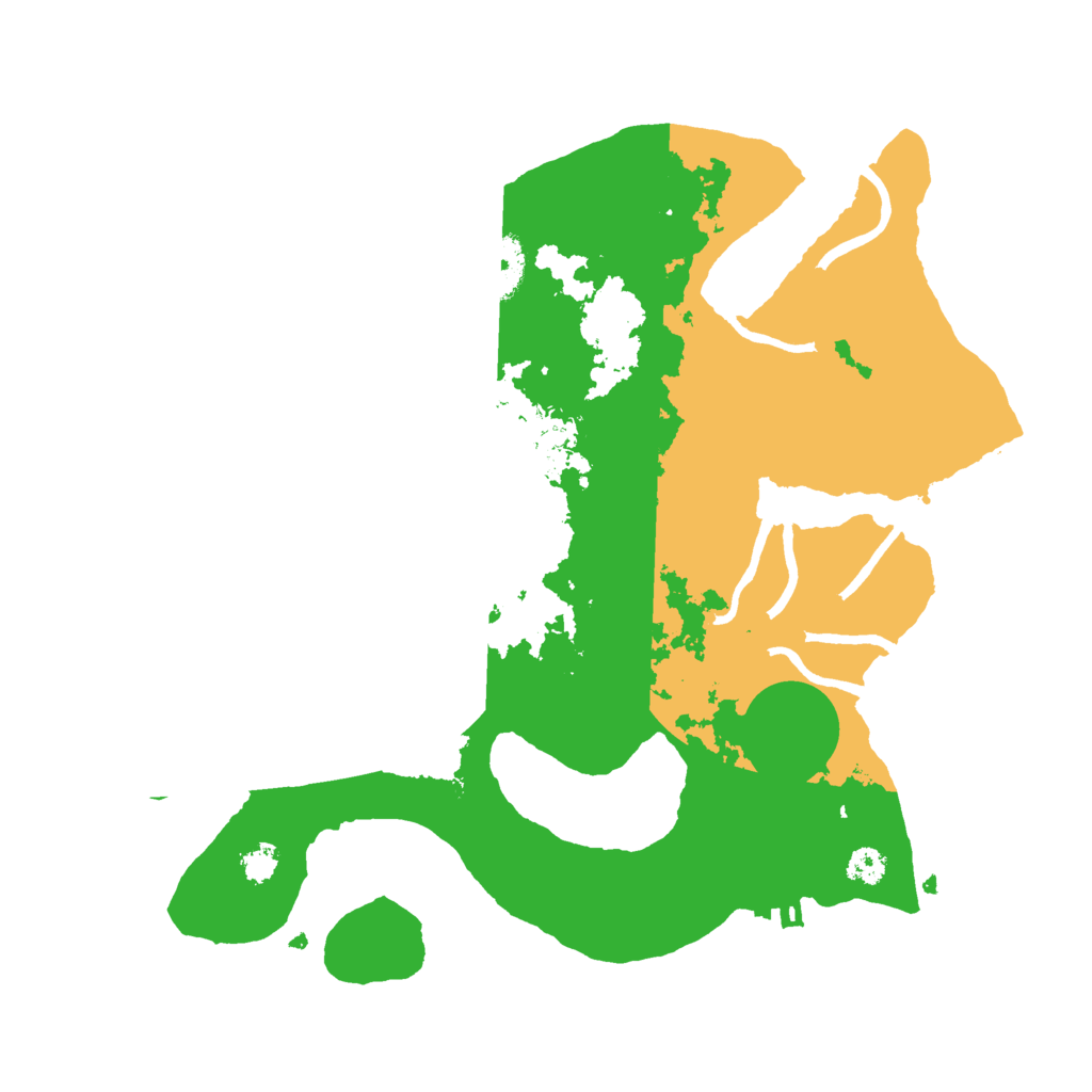 Biome Rust Map: Procedural Map, Size: 3000, Seed: 867820