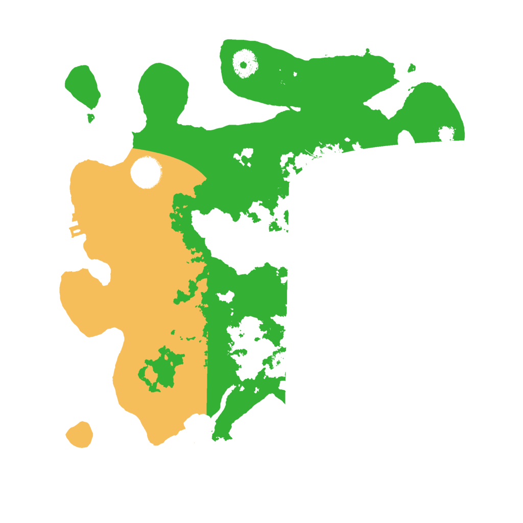 Biome Rust Map: Procedural Map, Size: 3000, Seed: 689822