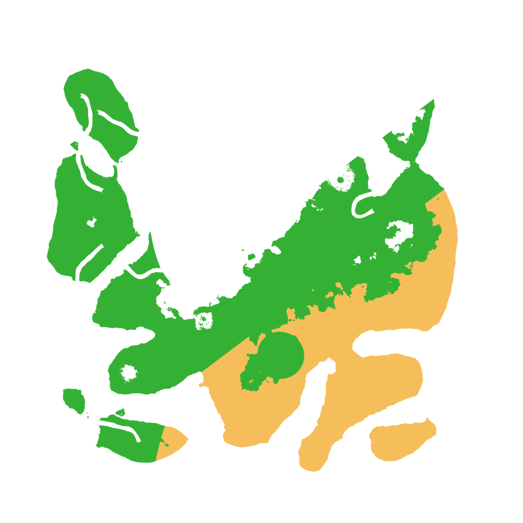 Biome Rust Map: Procedural Map, Size: 3000, Seed: 92093936