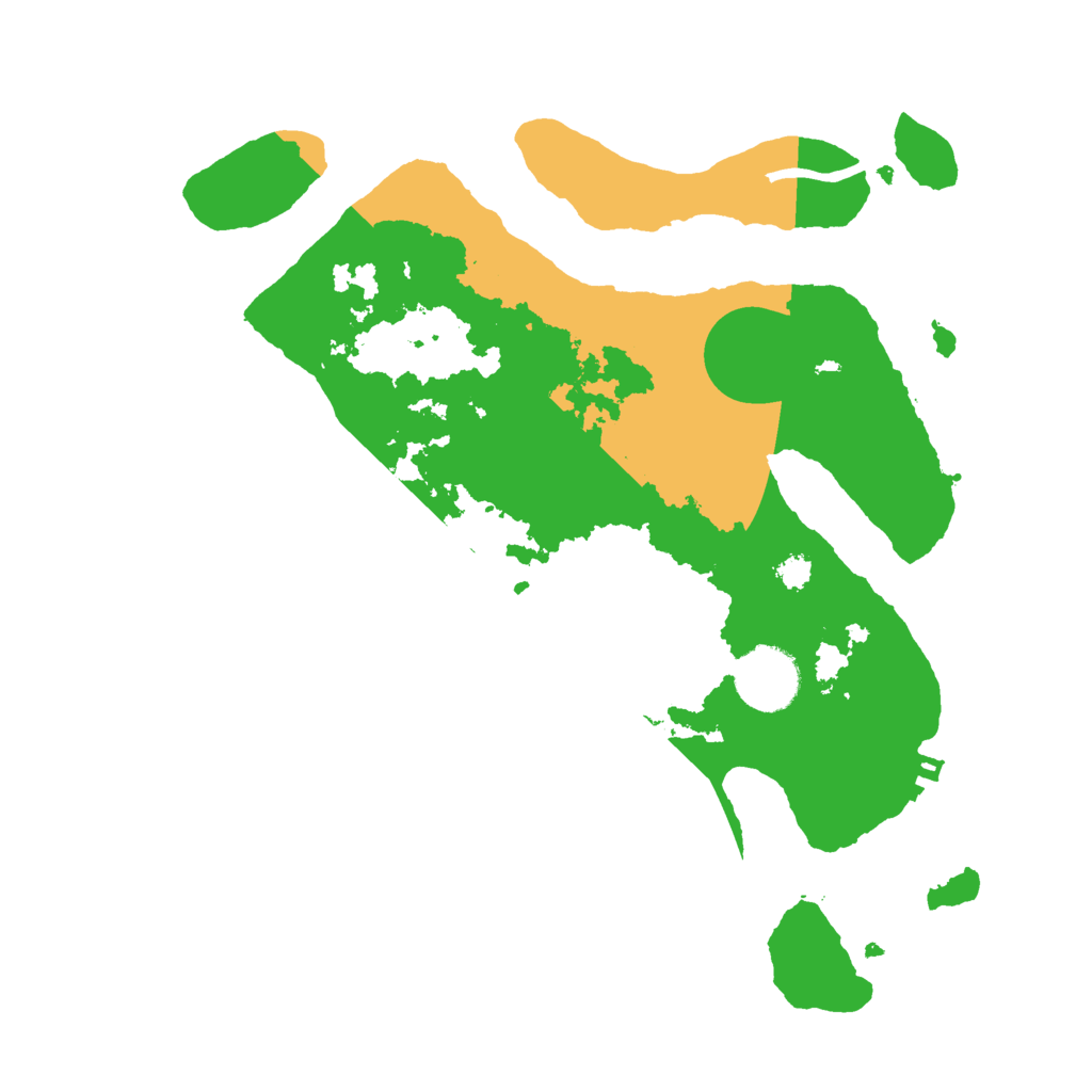 Biome Rust Map: Procedural Map, Size: 3000, Seed: 921540