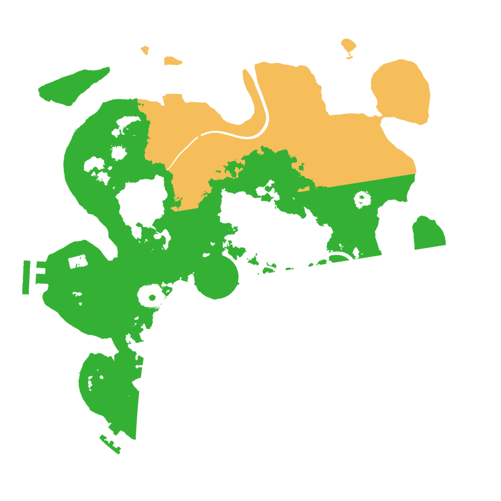 Biome Rust Map: Procedural Map, Size: 3000, Seed: 1831917995