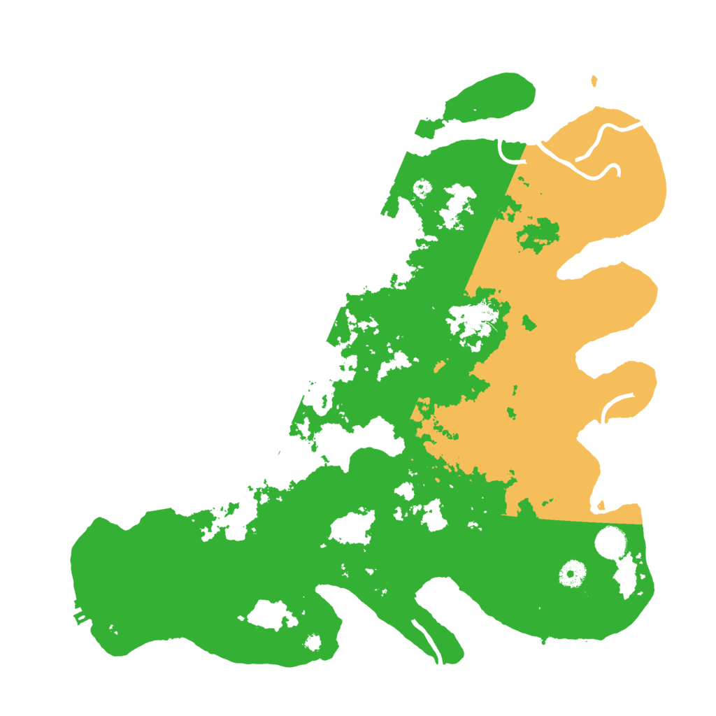 Biome Rust Map: Procedural Map, Size: 4000, Seed: 1076340107