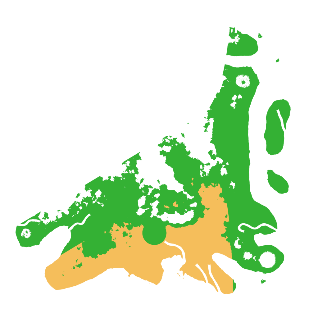 Biome Rust Map: Procedural Map, Size: 3500, Seed: 772349010