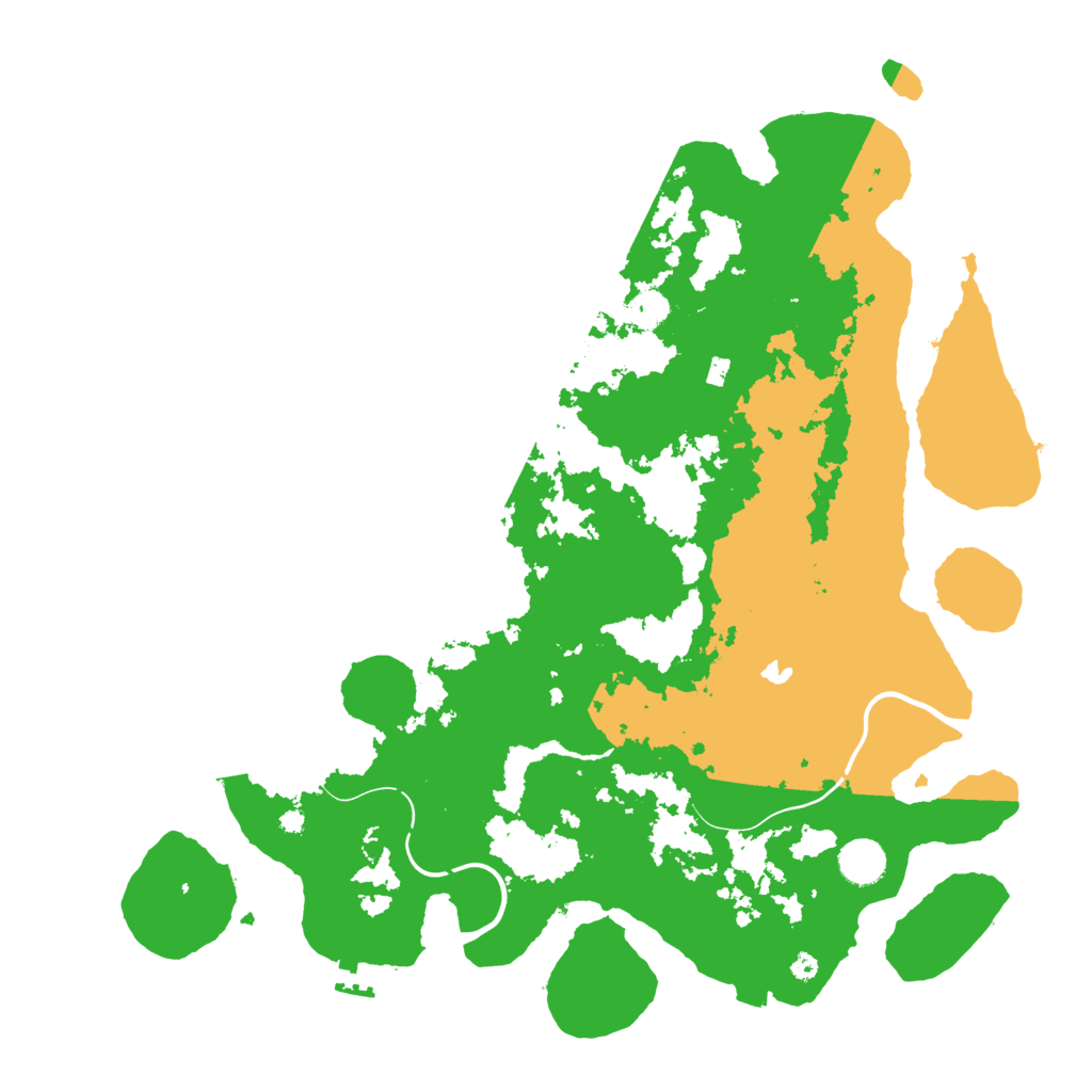 Biome Rust Map: Procedural Map, Size: 4100, Seed: 119142408