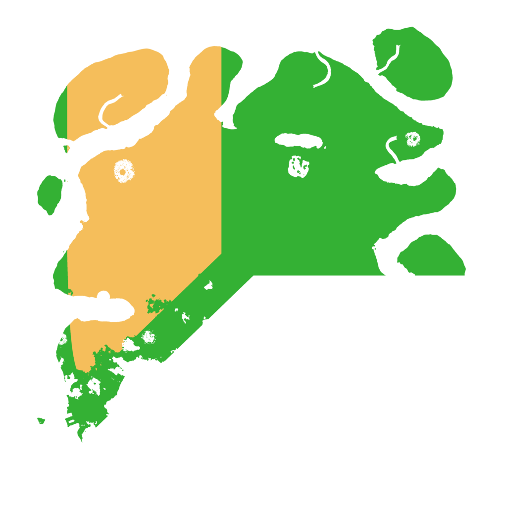 Biome Rust Map: Procedural Map, Size: 3500, Seed: 274745933