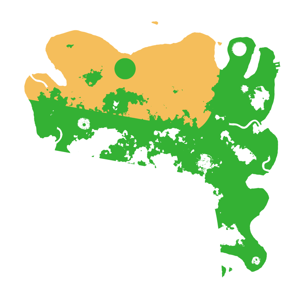 Biome Rust Map: Procedural Map, Size: 3800, Seed: 343900031