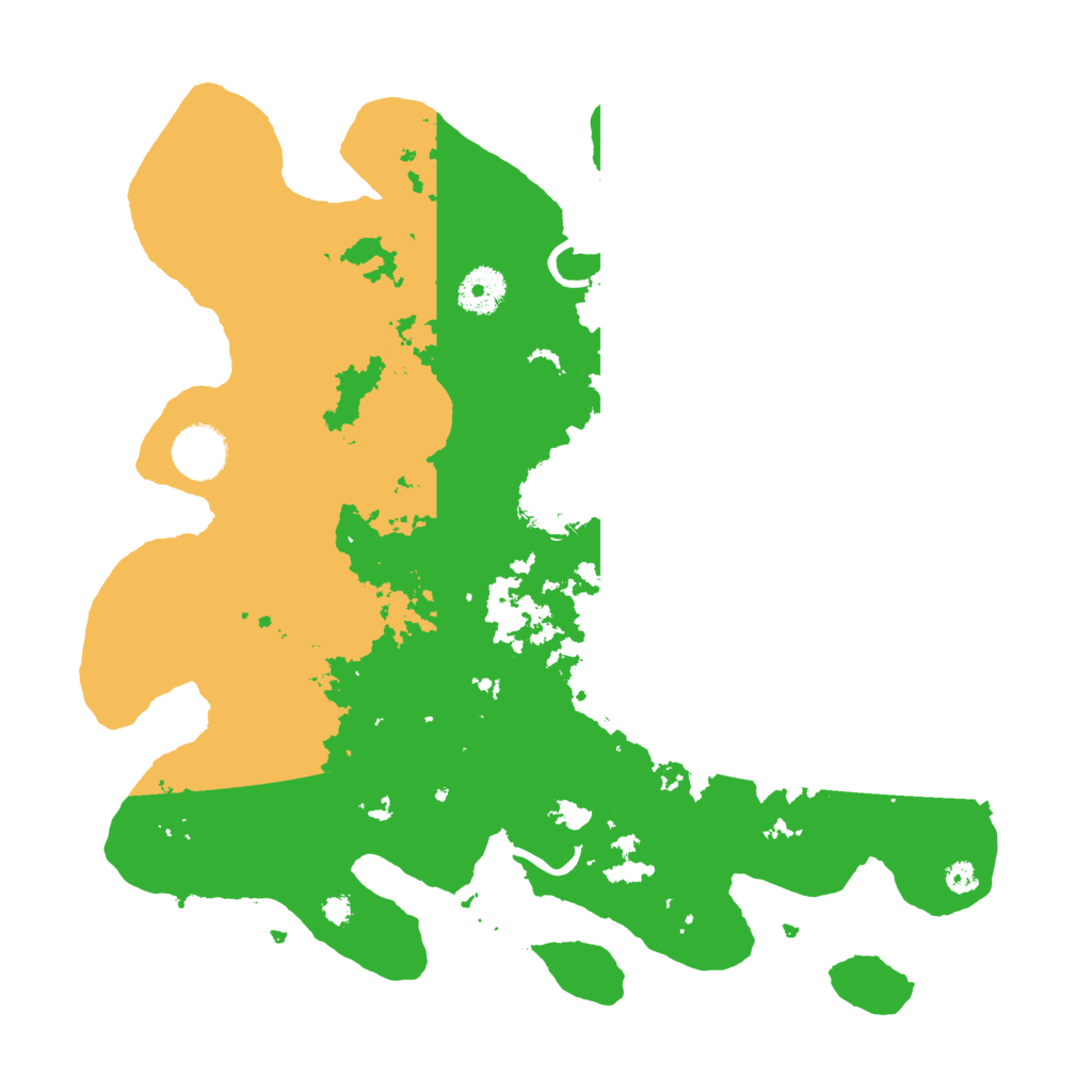 Biome Rust Map: Procedural Map, Size: 3500, Seed: 852469