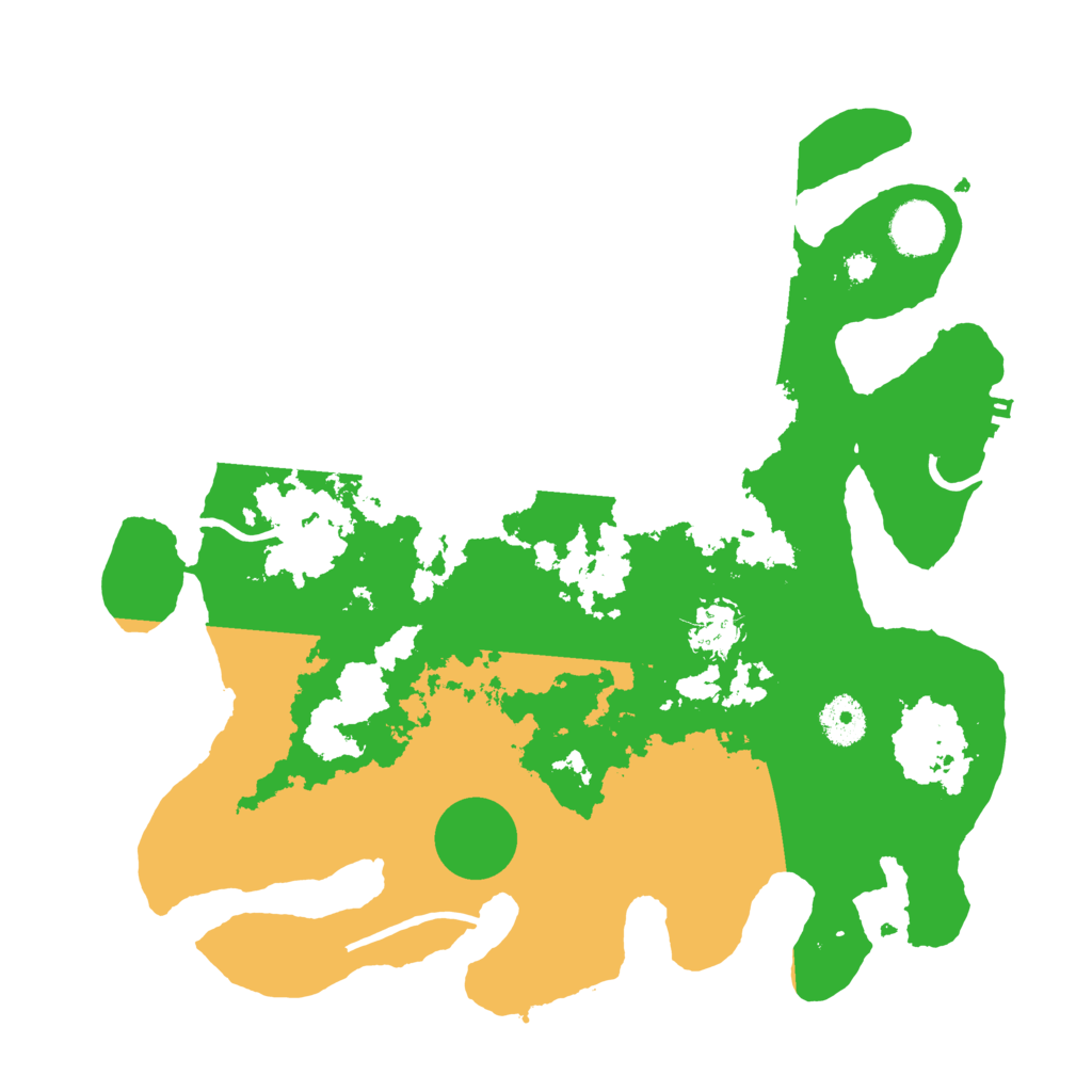 Biome Rust Map: Procedural Map, Size: 3500, Seed: 19990320