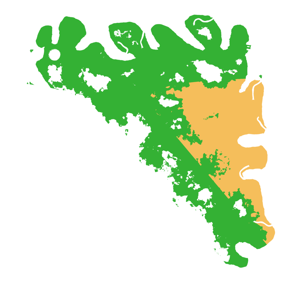 Biome Rust Map: Procedural Map, Size: 4500, Seed: 110111