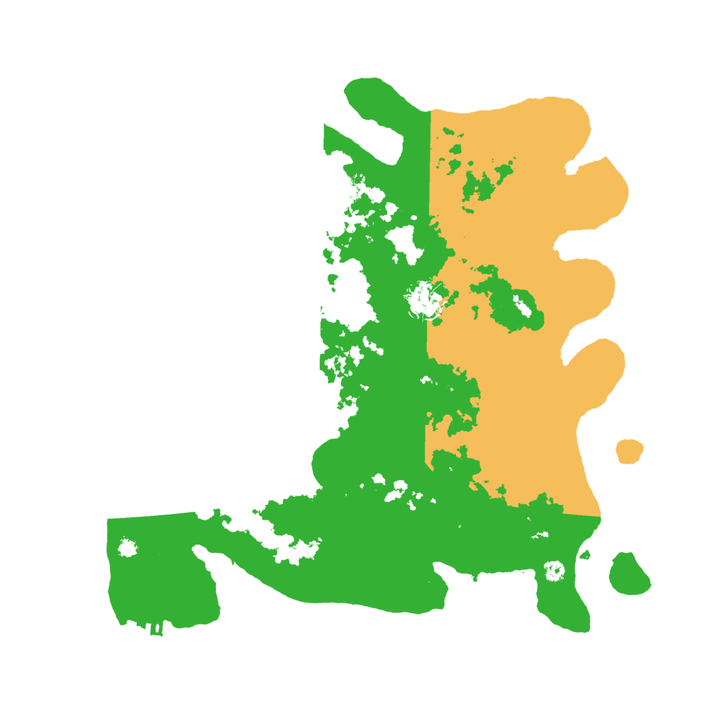Biome Rust Map: Procedural Map, Size: 3500, Seed: 3571