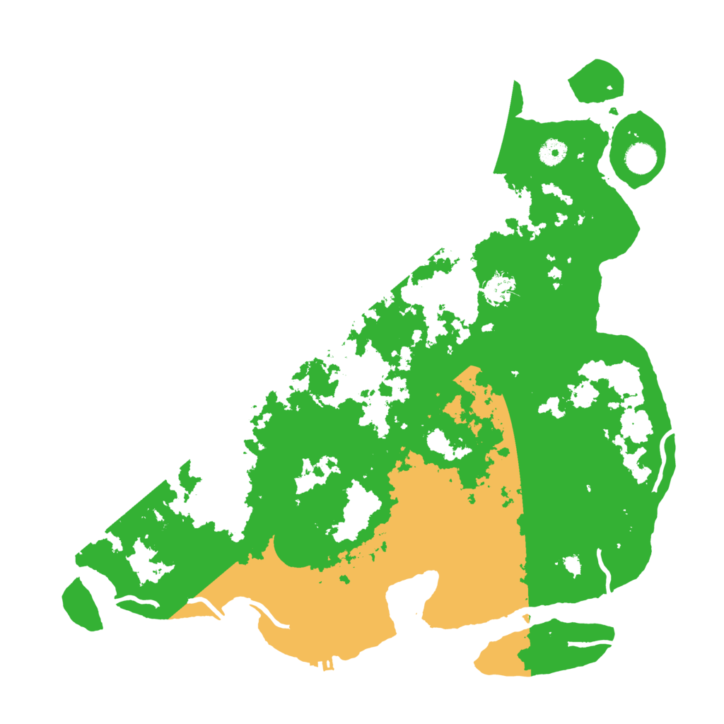 Biome Rust Map: Procedural Map, Size: 4096, Seed: 100111