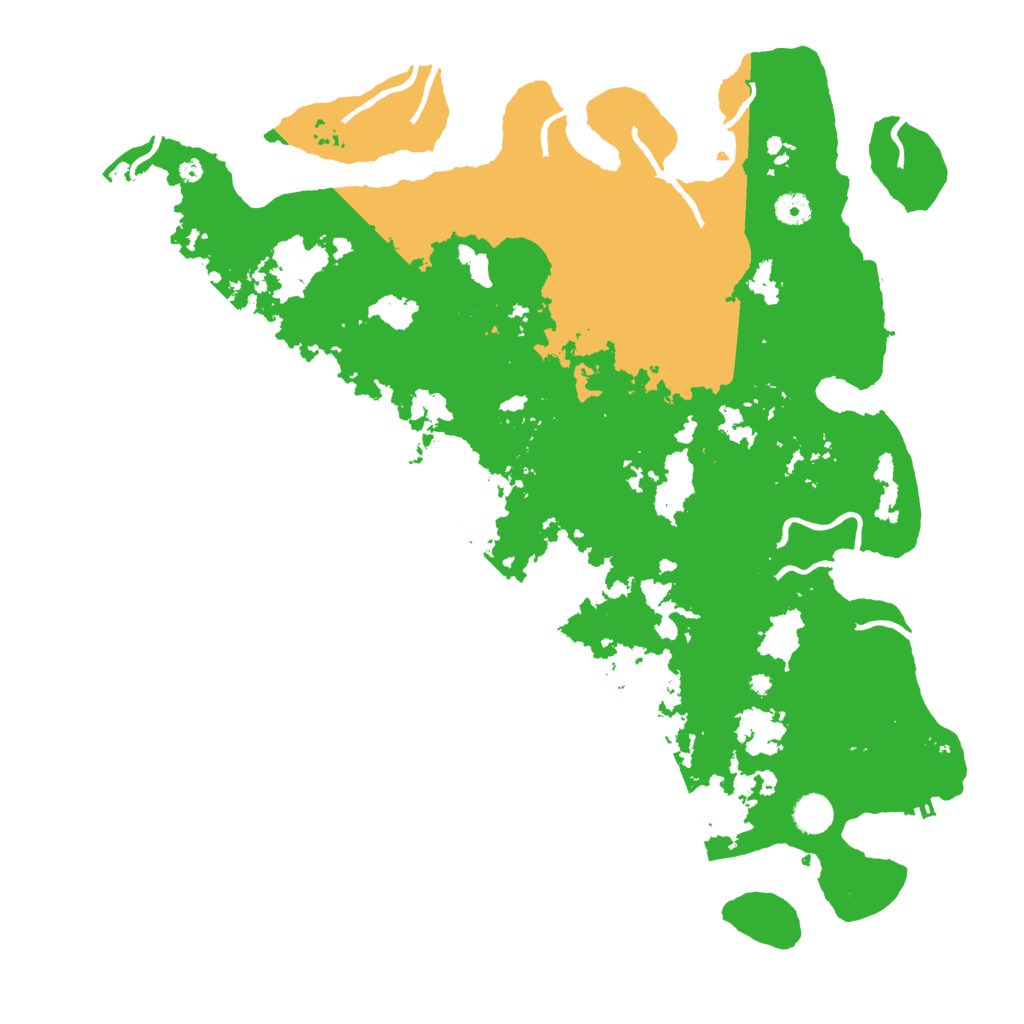 Biome Rust Map: Procedural Map, Size: 4500, Seed: 20111