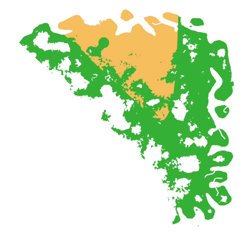Biome Rust Map: Procedural Map, Size: 6000, Seed: 31415965