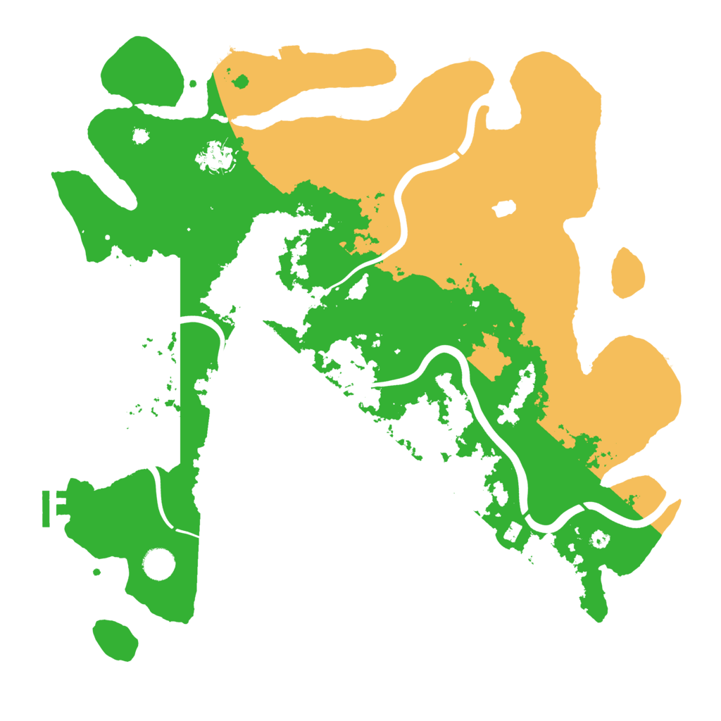 Biome Rust Map: Procedural Map, Size: 4000, Seed: 836429137