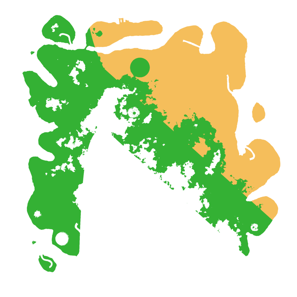 Biome Rust Map: Procedural Map, Size: 4000, Seed: 836429137